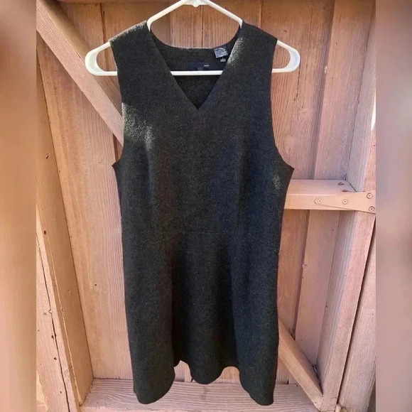 Basco Wool Grey Dress LIKE NEW - Picture 3 of 4
